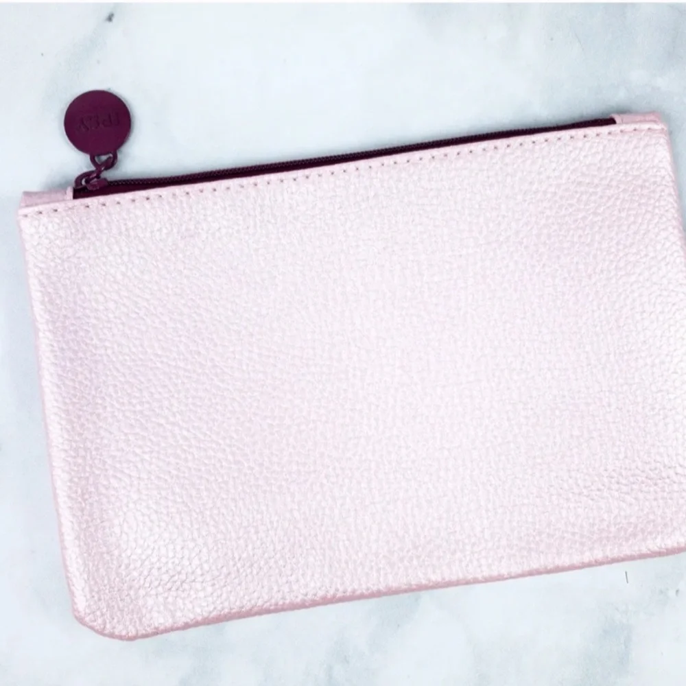 Ipsy Pink Glam Cosmetic Bag
